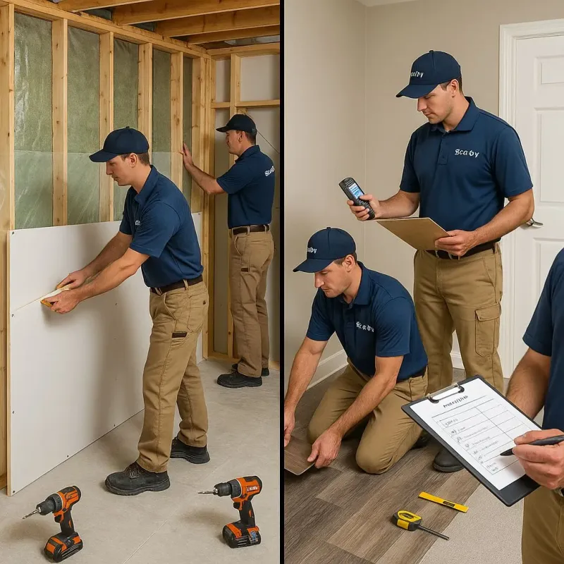 Repairs and Reconstruction process in Sunderland, MA
