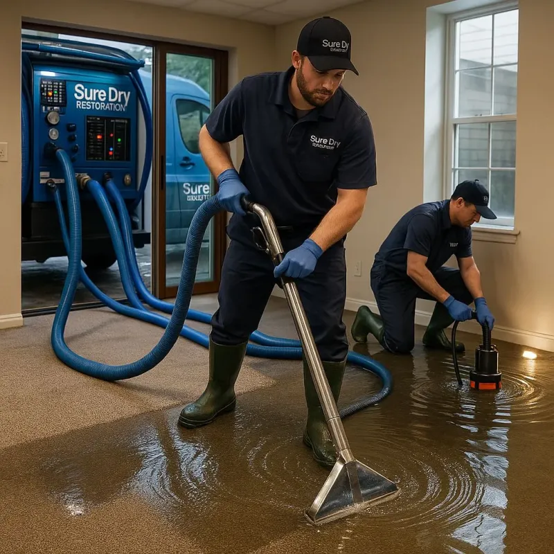 Water Extraction and Removal process in Sunderland, MA